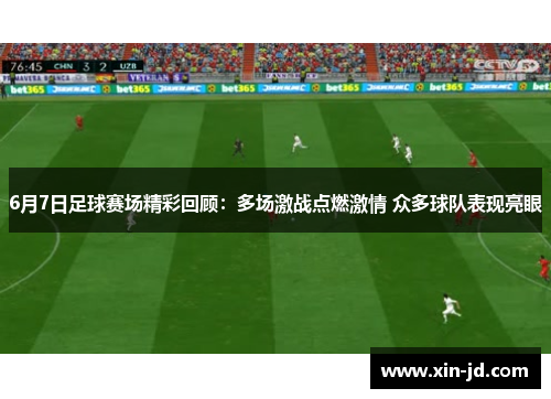 6月7日足球赛场精彩回顾：多场激战点燃激情 众多球队表现亮眼